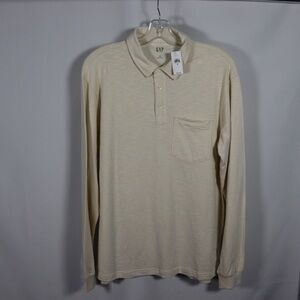 NWT GAP Men's Beige Polo Shirt